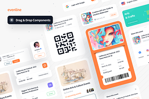Evenline - Event Booking App UI Kit