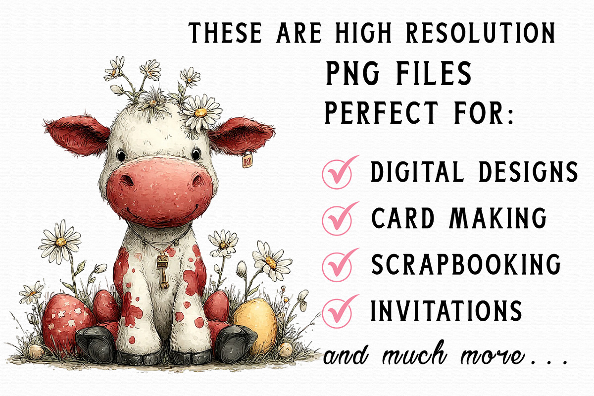 Whimsical Easter Farm Clipart, an Illustration by Libby Wishes (Photo 6 of 7)