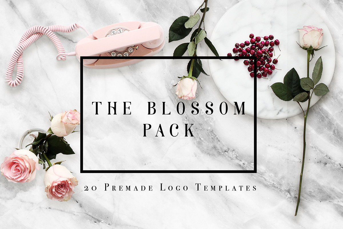 THE BLOSSOM LOGO PACK, a Branding & Logo Template by IsikChic (Photo 1 of 10)