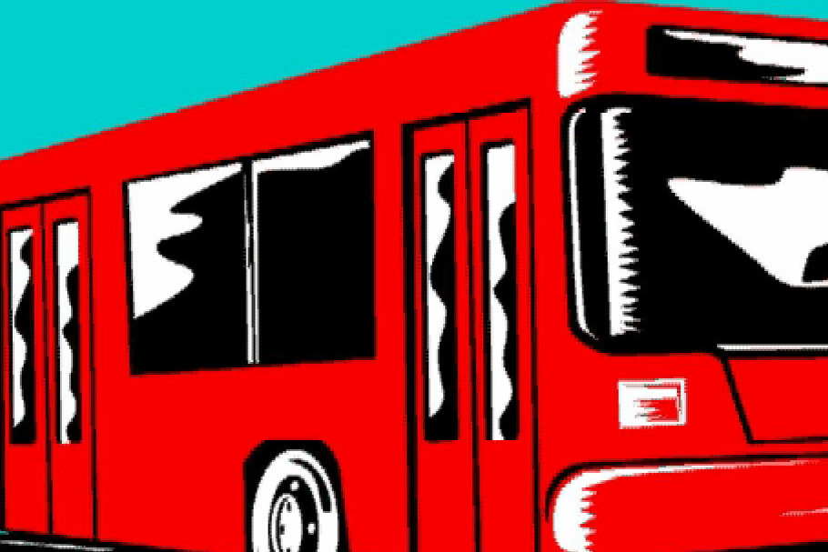 Animation Coach Bus Shuttle Retro, a Graphic by patrimonio