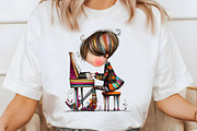 Playing Piano ClipArt, an Illustration by Libby Wishes (Thumbnail 5 of 7)