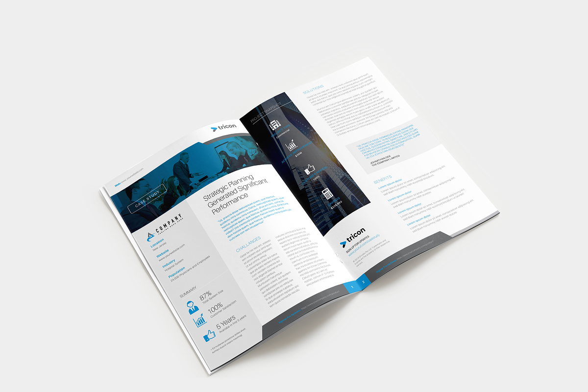 Case Study Flyer, a Flyer Template by Rongbaaz (Photo 2 of 2)