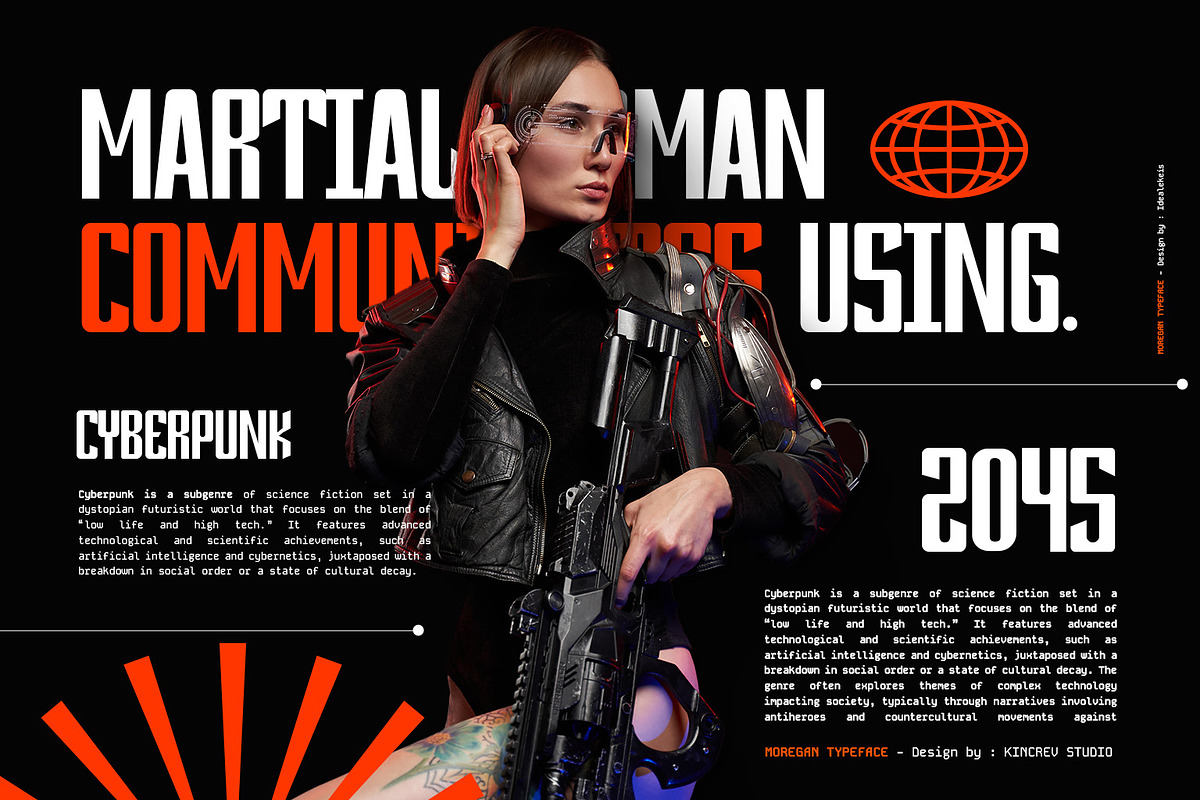 MOREGAN - Moregan Typeface, a Sans Serif Font by Kincrev Studio (Photo 2 of 6)