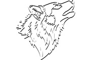 Alpha Wolf Silhouettes Bundle, an Animal Illustration by Designer_Momina (Thumbnail 5 of 21)