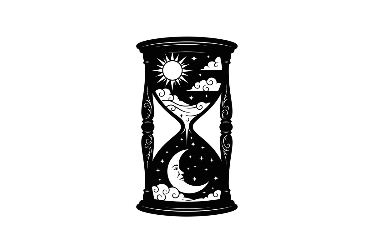 Celestial Sun Moon Hourglass Bundle, an Illustration by Gaye Art (Photo 22 of 31)