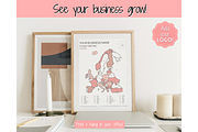 Europe Sales Map, EDITABLE Color In, a Stationery Template by Templatables (Thumbnail 7 of 10)