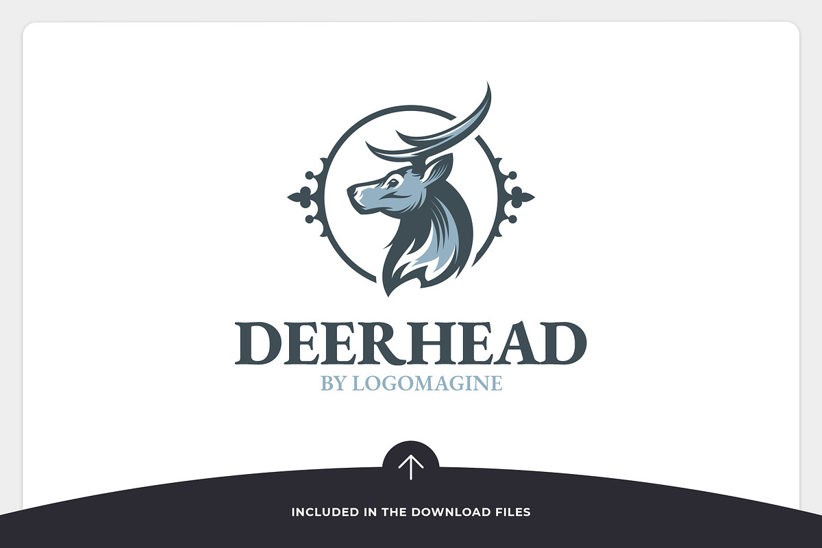 Deer Head Logo Template, a Branding & Logo Template by LOGOMAGINE (Photo 9 of 16)