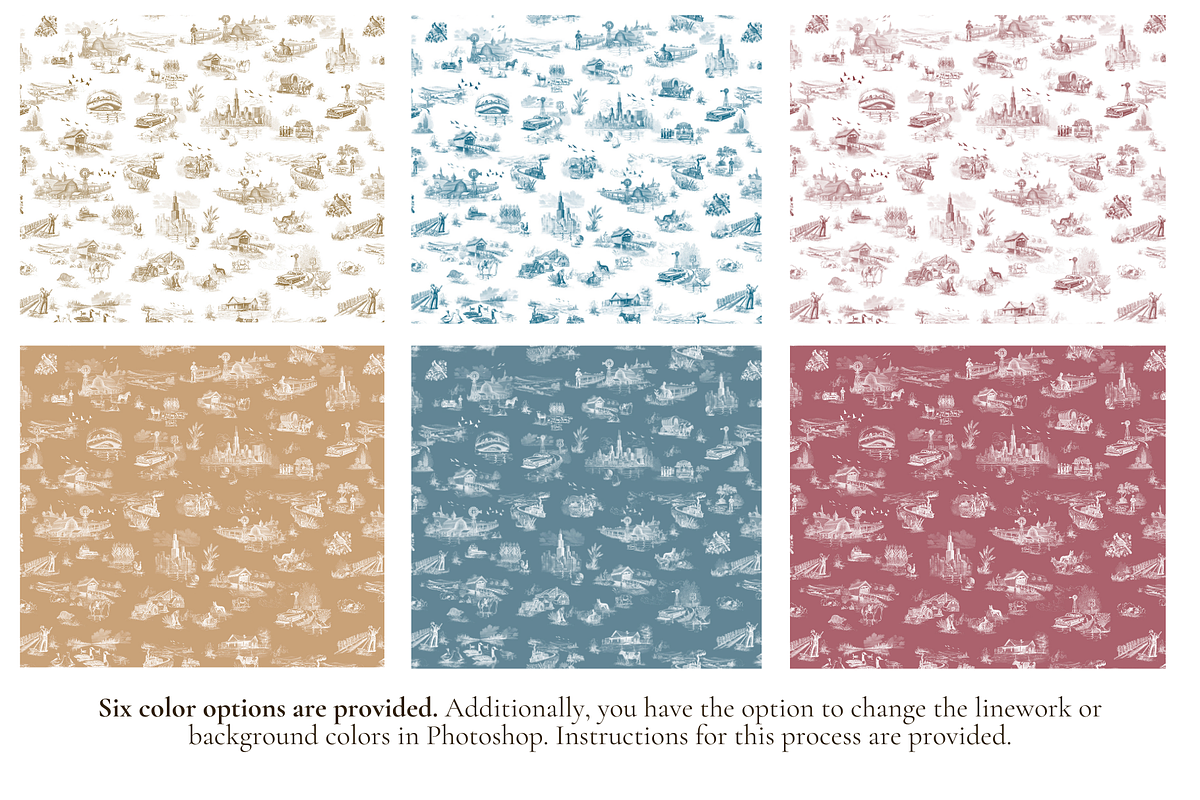 Illinois Seamless Pattern Set, a Pattern Graphic by Hughes Studio (Photo 3 of 7)