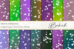 Bokeh Digital Papers