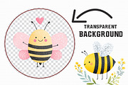 Cute Honey Bee Daisy Clipart, an Illustration by Libby Wishes (Thumbnail 3 of 7)