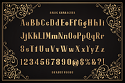 Belmotha Majoris Display Decorative, a Blackletter Font by Denustudios (Thumbnail 10 of 12)