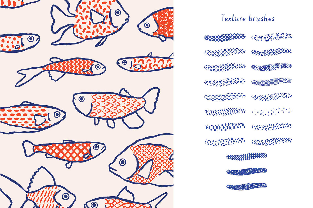 Whimsy Fish Creator for Procreate, a Brush Add-On by Pencil Twist (Photo 5 of 10)