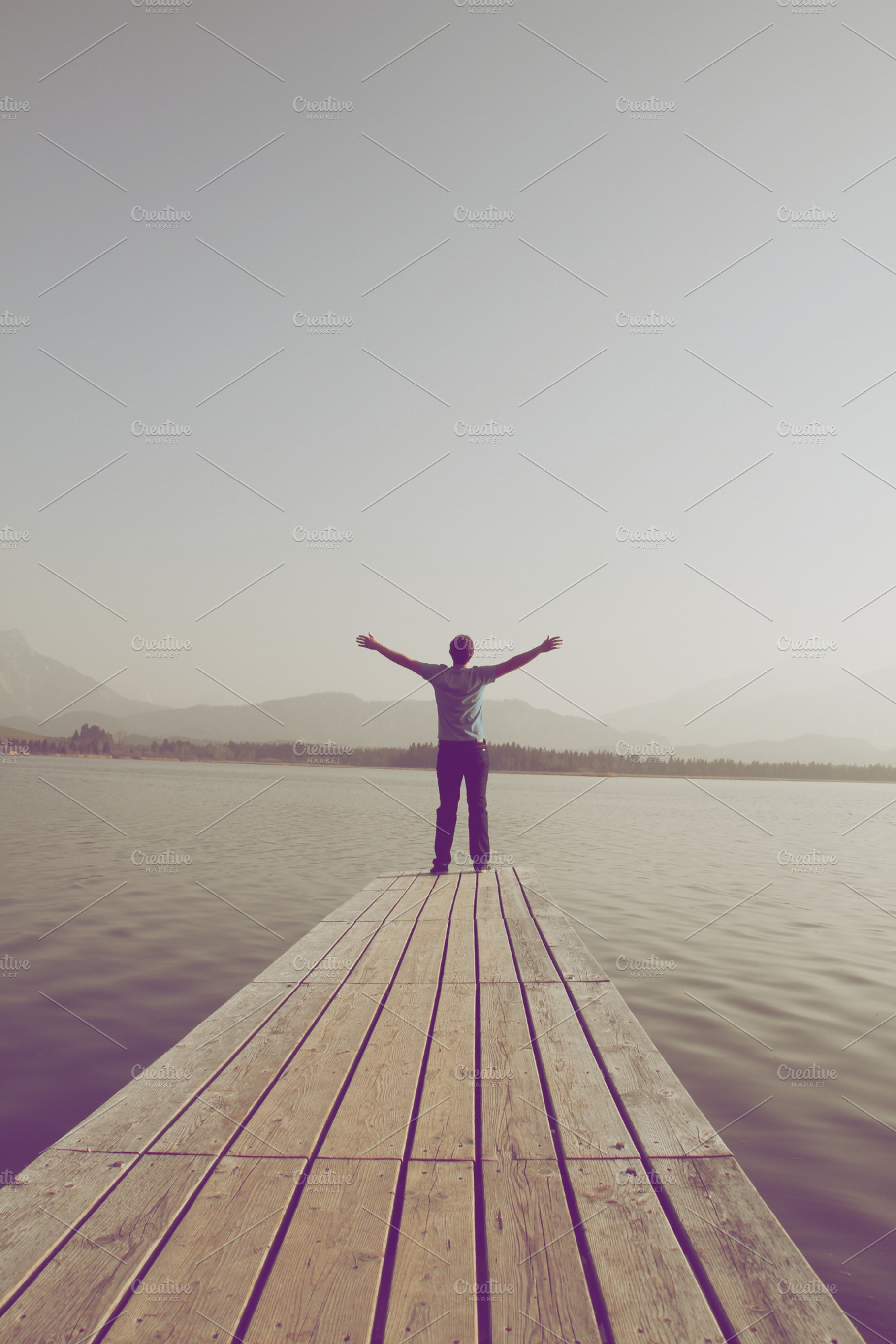 Freedom Stock Photo Containing Man And Lake