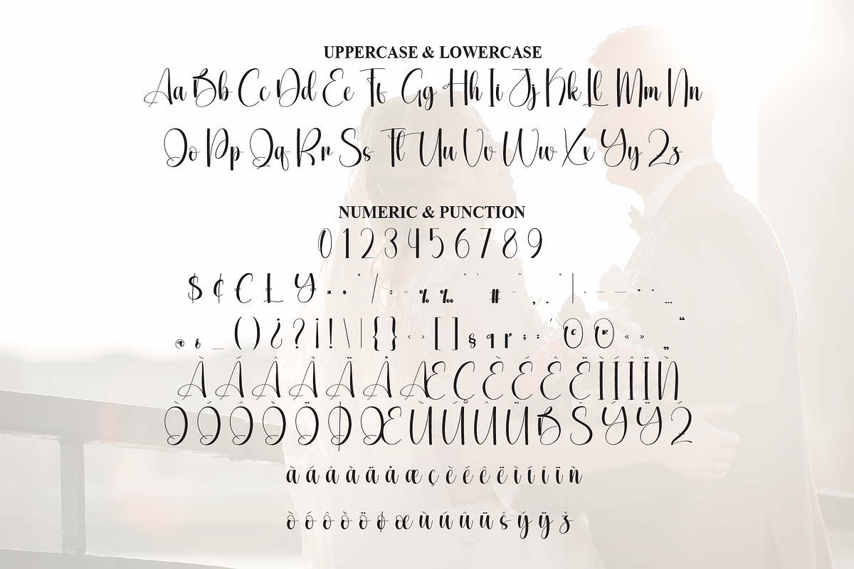 Wedding Graceful | Script Font, a Handwritten Font by Scratchones (Photo 7 of 9)