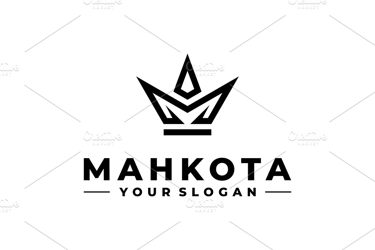 Letter M Crown King Luxury Icon Logo, a Branding & Logo Template by ...