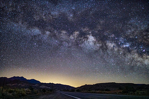 Stars and milkyway at death valley stock photo containing way and milky