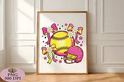 Game Day Softball Png, an Illustration by Daily.Designs (Thumbnail 4 of 5)