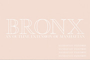 Bronx | An Extension for Manhattan, a Serif Font by Jen Wagner Co (Thumbnail 5 of 5)