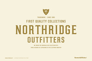 The Vintage Style Three Font Bundle