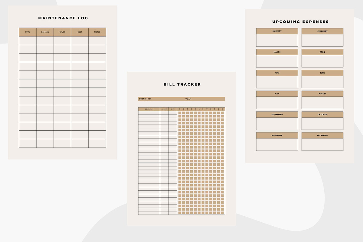 Printable Property Planner | 26-Page, a Stationery Template by Local Marketing Templates (Photo 3 of 4)
