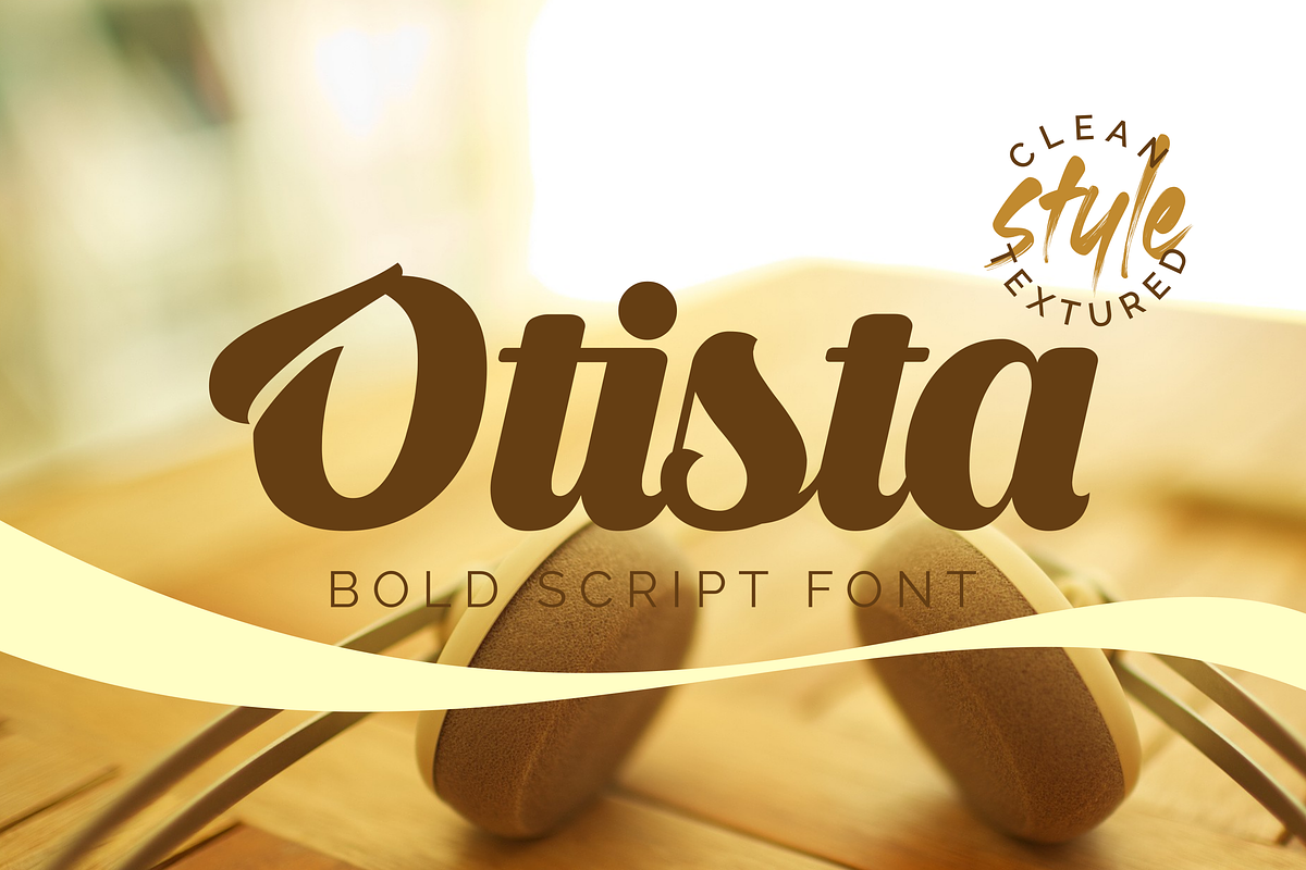 Otista, a Script Font by Omotu Studio (Photo 1 of 14)