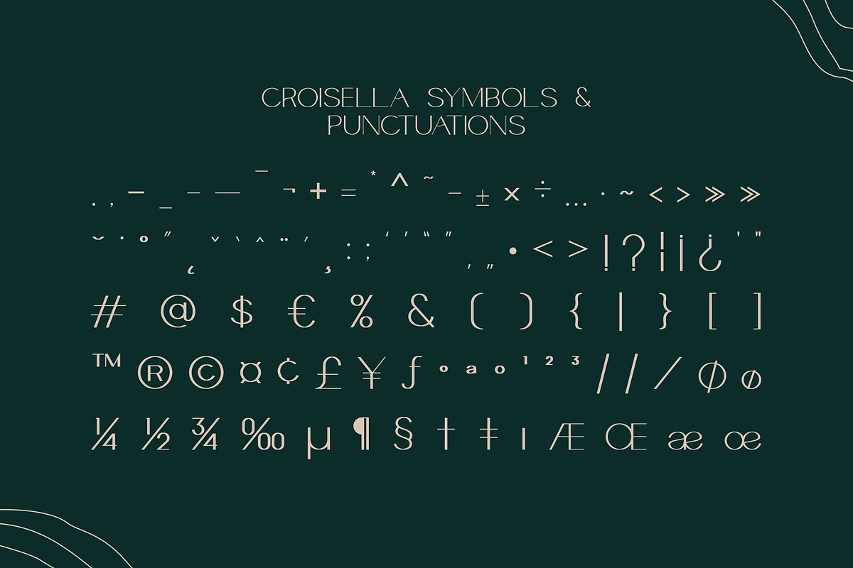 Croiscella Elegant Sans Serif, a Sans Serif Font by takoliko (Photo 6 of 14)