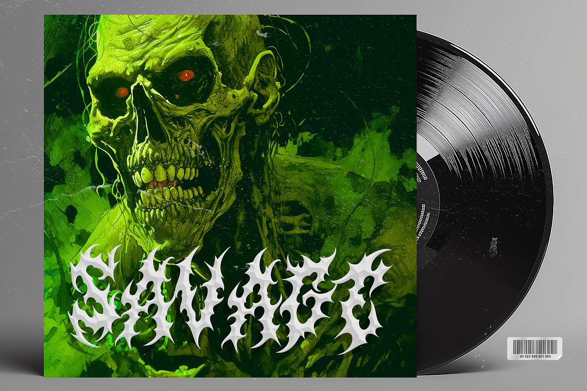 SATRUNS Metal Blackletter Horror, a Blackletter Font by dansdesign (Photo 15 of 18)