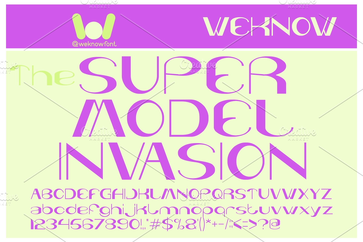you and me and everyone else font, a Font by weknow (Photo 5 of 5)