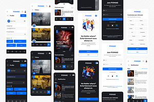 Figma Blog Magazin App UI Kit