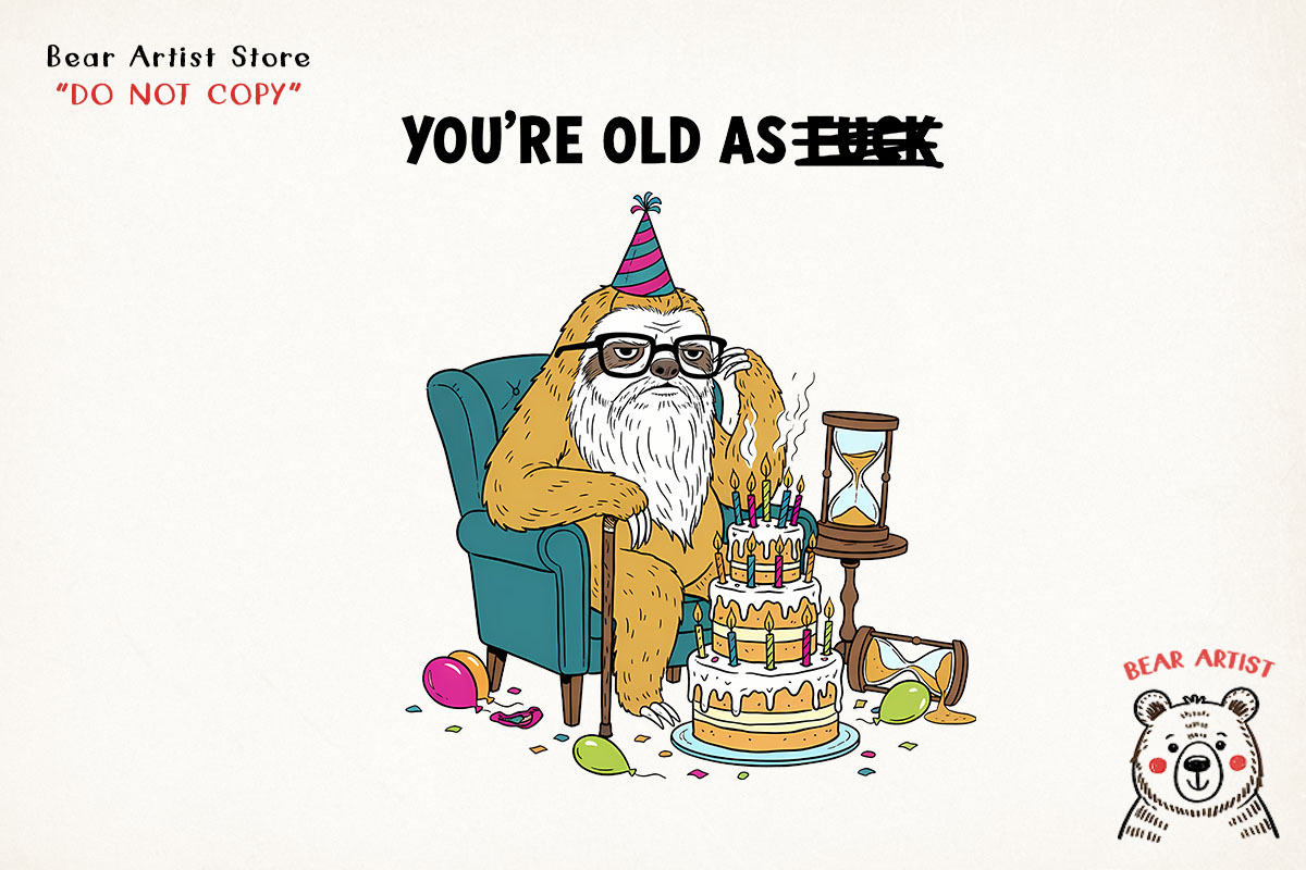Cat and Animals Funny Birthday PNG, a Graphic by GlitterCraft (Photo 91 of 101)