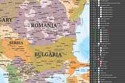 Map of Europe, an Education Illustration by Cartorical (Thumbnail 8 of 8)
