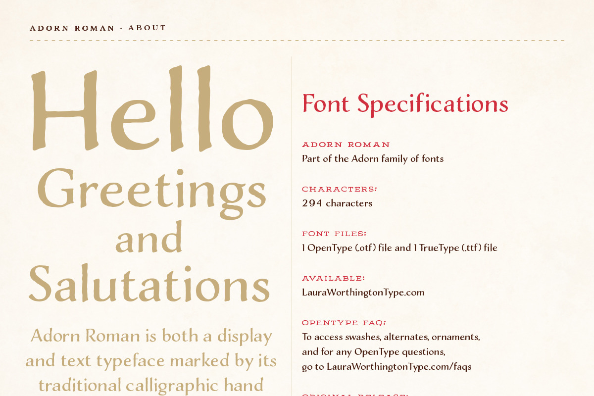 Adorn Collection, a Sans Serif Font by Laura Worthington (Photo 40 of 62)