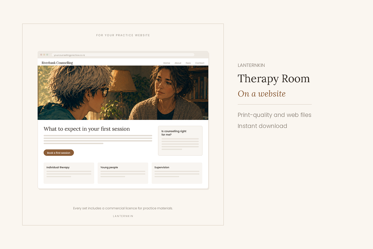 Therapy Session Illustrations, a Healthcare Illustration by LanternkinStudio (Photo 2 of 13)
