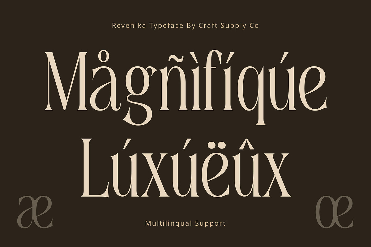 Revenika – Elegant Serif, a Serif Font by Craft Supply Co. (Photo 5 of 8)