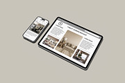 Tablet And Smartphone Mockup, an iPad Mockup by AndikaGraphic (Thumbnail 3 of 8)