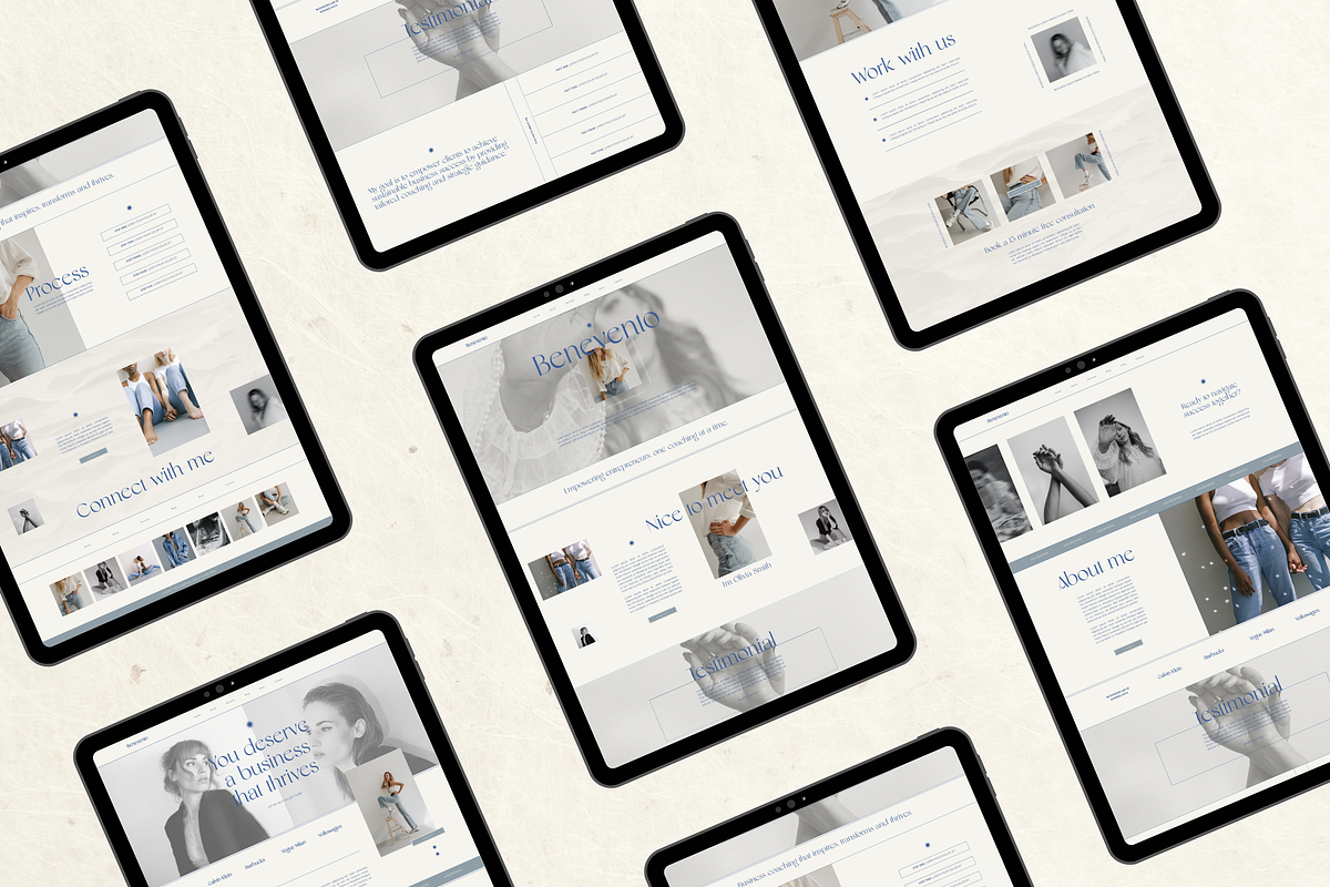 Wix Website Template Small Business, a Wix Template by Branding Babe Co. (Photo 4 of 10)