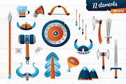 Vikings clipart vector illustration, a Person Illustration by Brandianna (Thumbnail 3 of 6)