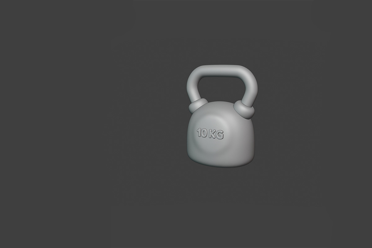 Stylized Gym and Fitness Set, an Object 3D Model by Artem Varnitsin (Photo 5 of 23)