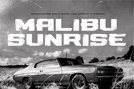 Malibu Sunrise, a Font by AthayaDZN