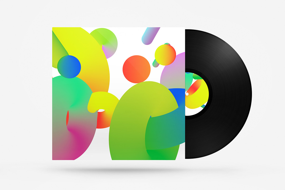 Vintage Album Cover Mockups, a Product Mockup by Likeapples (Photo 2 of 9)