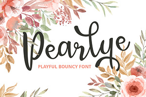 Pearlye - Playful Bouncy Font