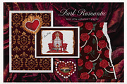 Dark Romantic. Watercolor art, an Object Graphic by ma_i_vi (Thumbnail 2 of 12)