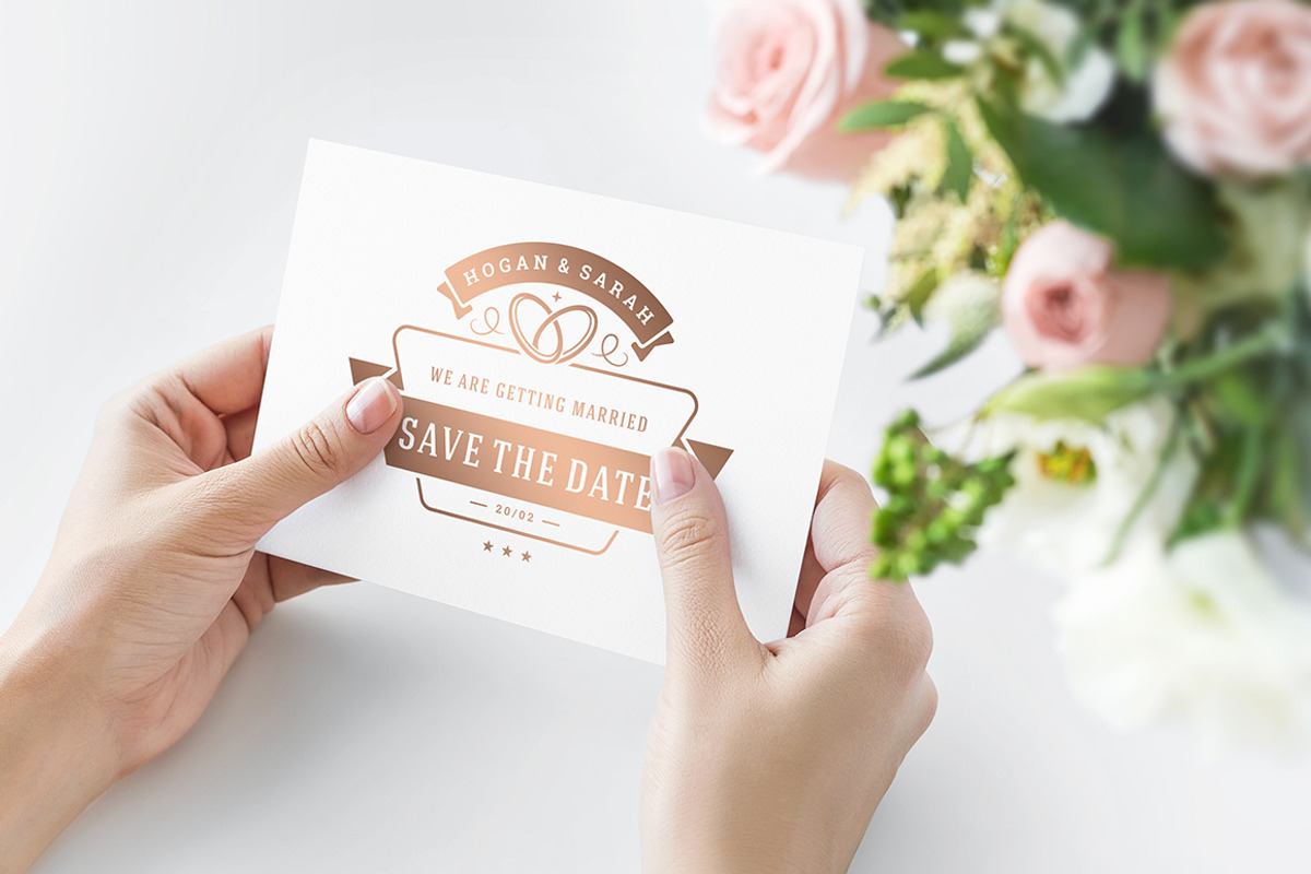 18 Wedding Logos and Badges, a Branding & Logo Template by Vasya Kobelev (Photo 3 of 15)