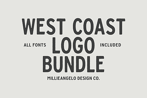 West Coast Design Bundle + Fonts