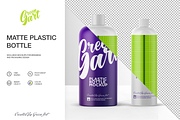 2 PSD Matte Plastic Bottle Mockup, a Packaging Mockup by Green Art (Thumbnail 2 of 6)