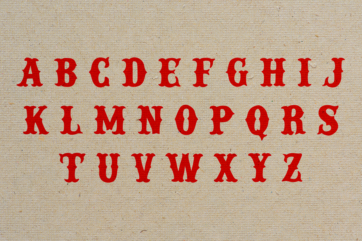 Unbridled - A Western Font, a Serif Font by Shelbeemili (Photo 3 of 3)