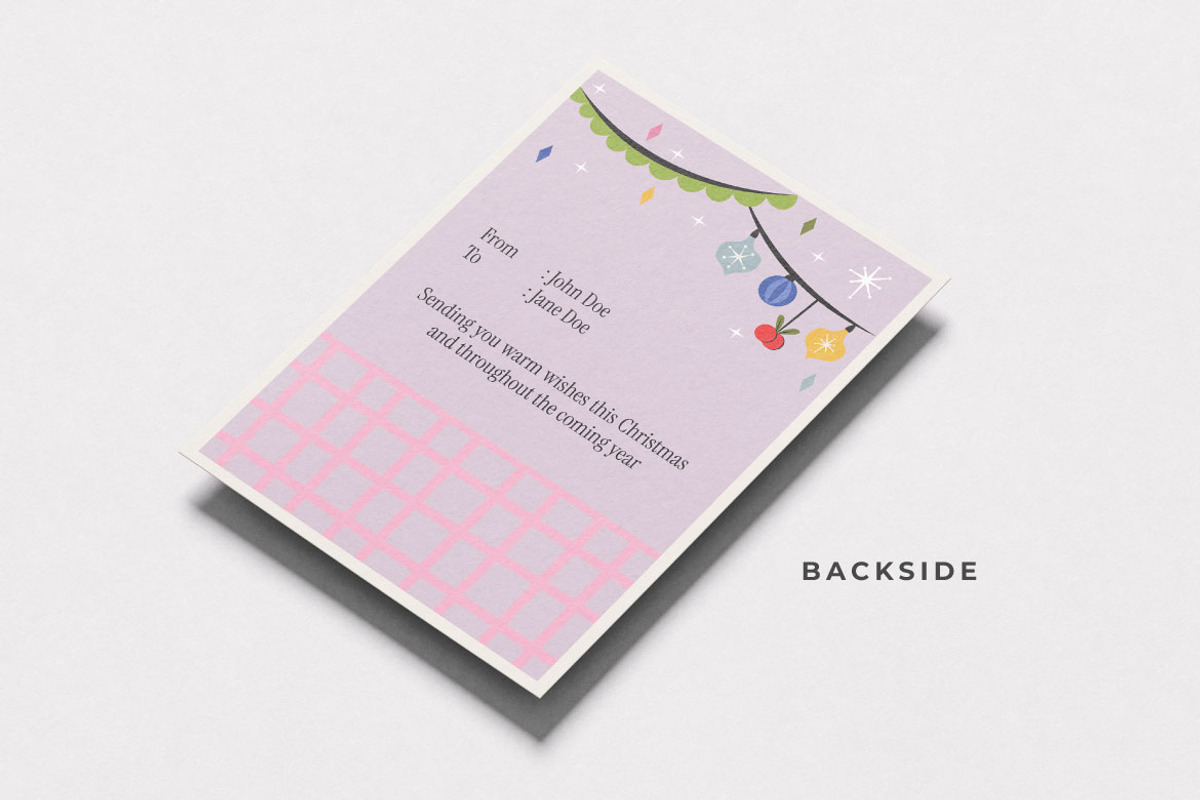 Christmas And New Year Card Vol.5, an Invitation Template by Bewalrus Studio (Photo 4 of 4)