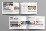 Digital Sports Magazine Landscape, a Magazine Template by E-Type (Thumbnail 3 of 7)