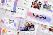 Kindergarten PowerPoint Presentation, a Presentation Template by Flat Icons (Thumbnail 1 of 6)