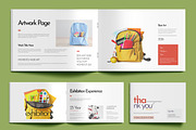 Art Exhibition Portfolio Layout, a Brochure Template by MightyDesign (Thumbnail 6 of 9)